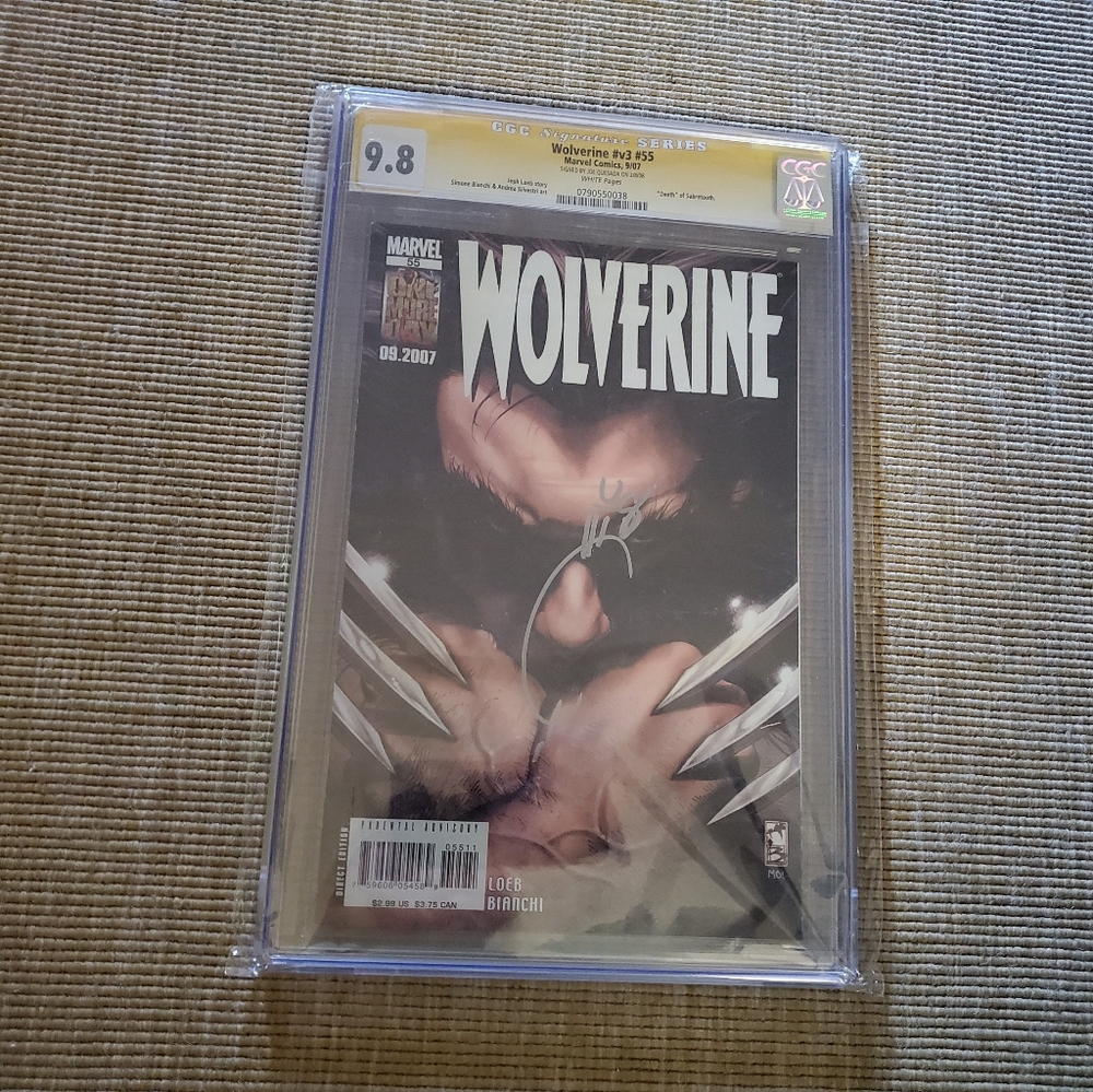 Wolverine #V3 #55 2007 Signed by Quesada CGC